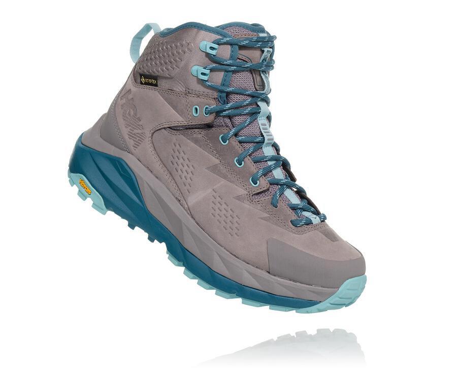 Botas De Montaña Hoka One One Mujer Grises - Kaha Gore-Tex - TBSI17602